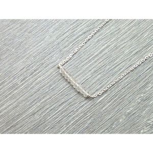 Gemstone 925 Sterling Silver Necklace Rose Quartz